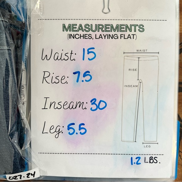 Vigoss Studio | The New York Dark Wash Low Rise Skinny Jean | Size 3/4 - Picture 14 of 14